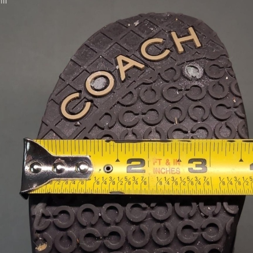 COACH Women’s Signature Logo Lace-Up Winter Boots in Brown - Picture 6 of 7